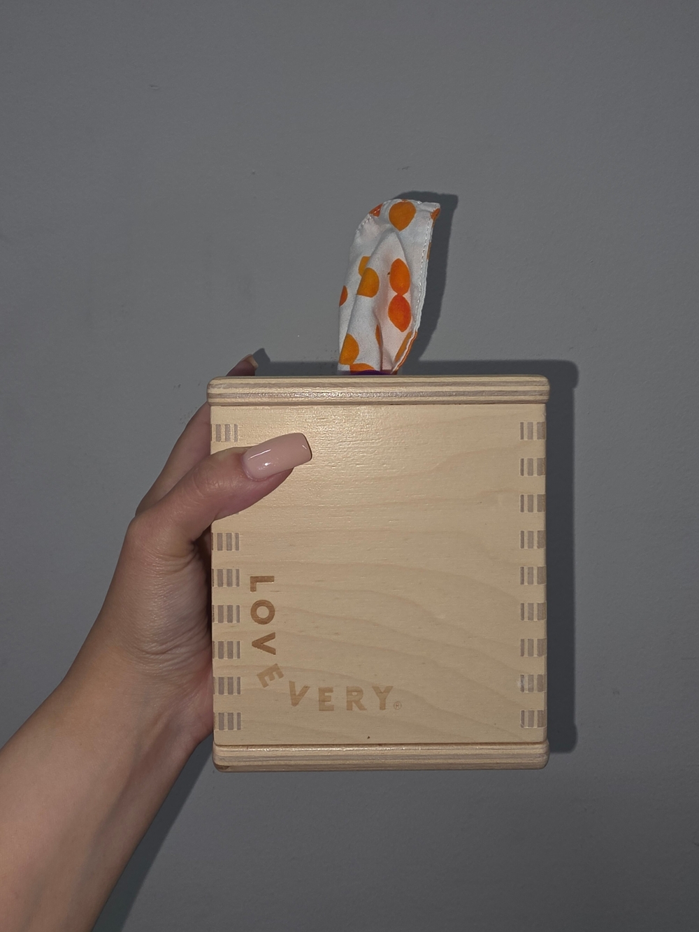 Lovevery Wooden Magic Tissue Box